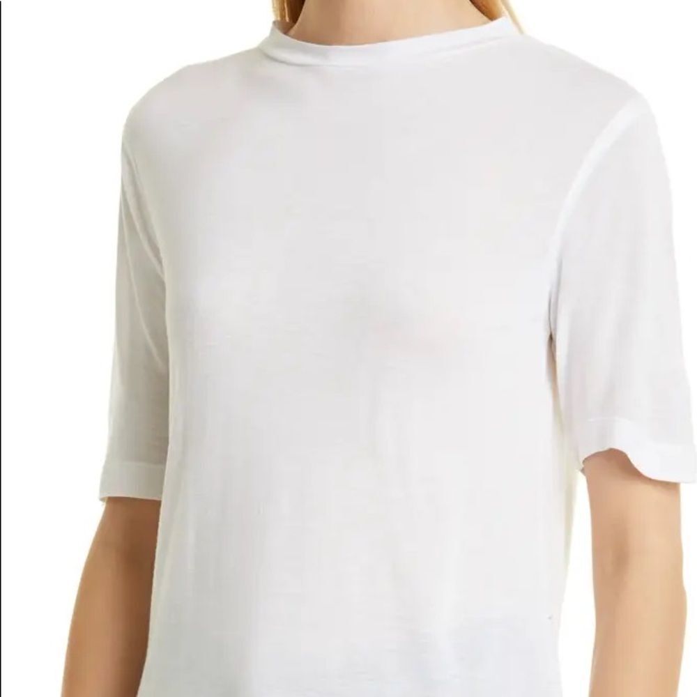 Club Monaco slub top medium nwot white t shirt